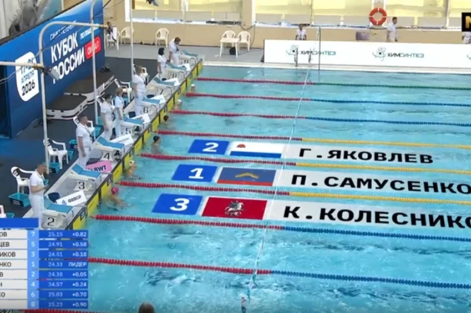 Пловец с Камчатки завоевал серебро и бронзу на Кубке России. Фото: Министерство спорта Камчатского края. Фотография 2