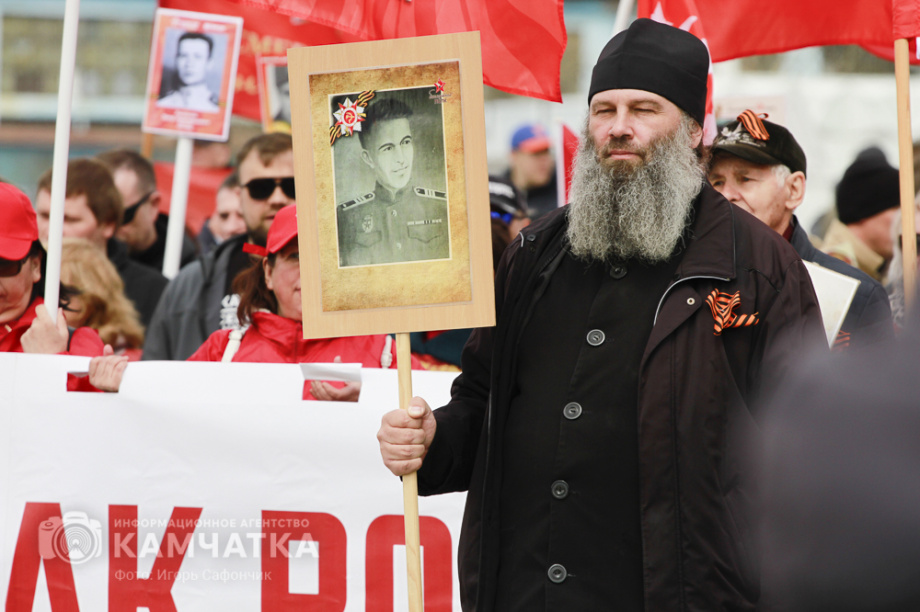 «Бессмертный полк» прошел по Петропавловску-Камчатскому. Фото: ИА "Камчатка". Фотография 59