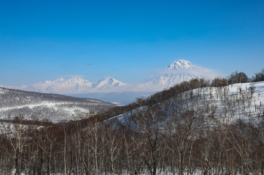 Лыжный поход в честь 8 Марта от турклуба «Медведь». Фото: «Камчатка Сегодня» \ Игорь Сафончик. Фотография 12