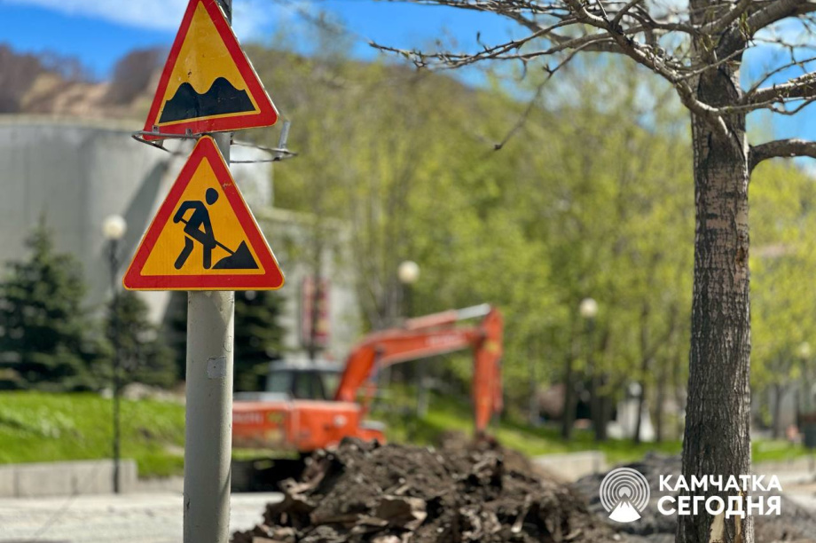 Ремонт центральной автодороги в Петропавловске- Камчатском продолжается. . Фотография 2