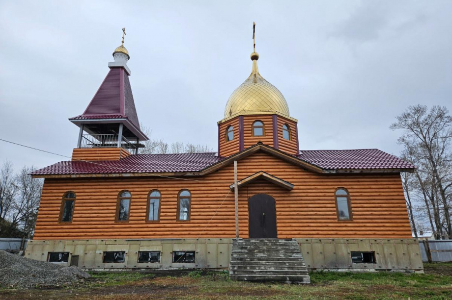 Строительство православного храма в селе Мильково на Камчатке завершат осенью. 