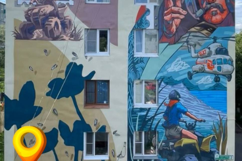 В Петропавловске-Камчатском появилось 25 новых муралов. Фото: администрация ПКГО. Фотография 5