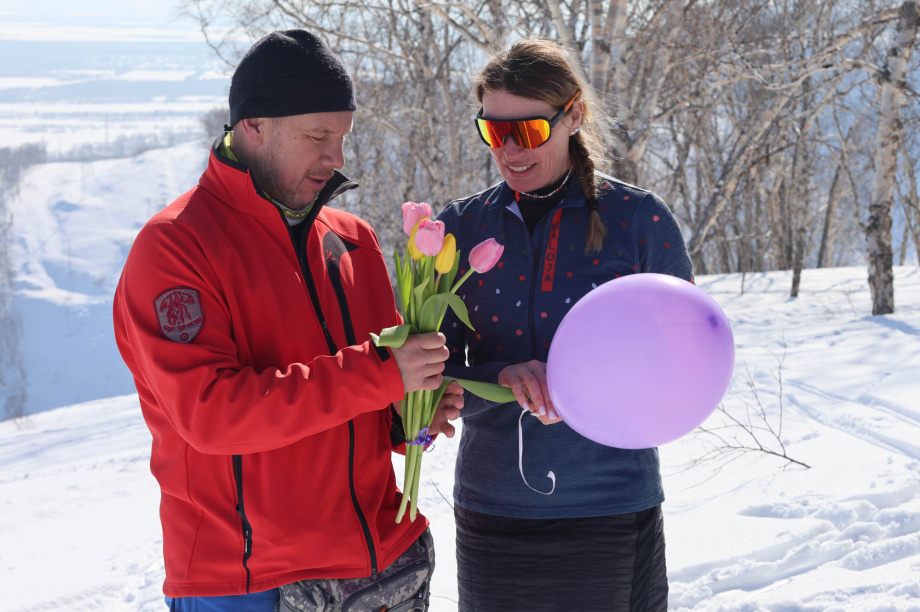 Лыжный поход в честь 8 Марта от турклуба «Медведь». Фото: «Камчатка Сегодня» \ Игорь Сафончик. Фотография 20