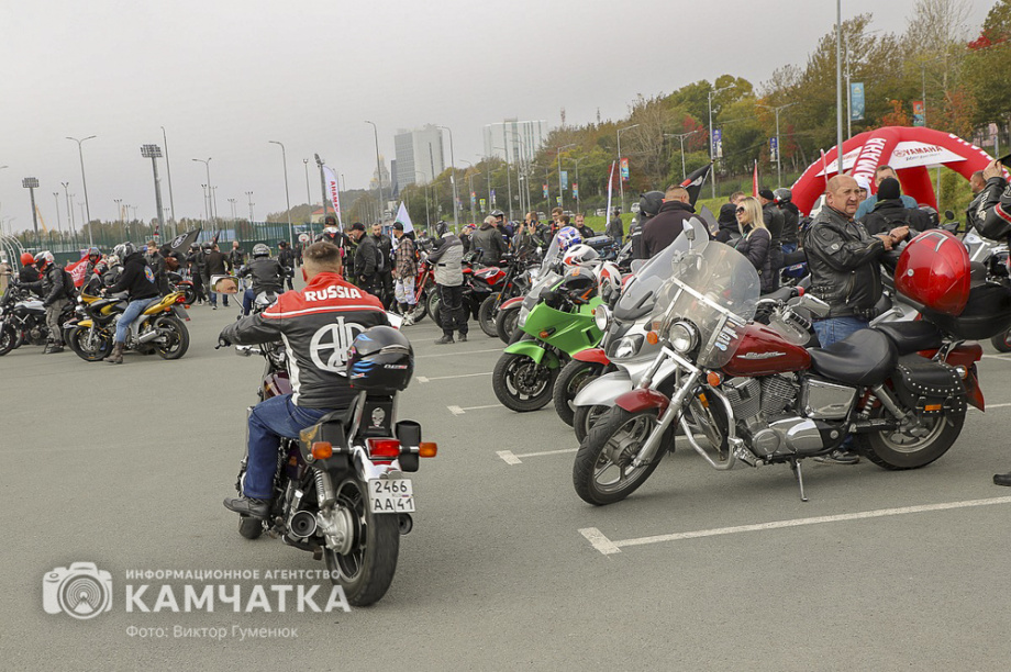 Камчатские байкеры завершили мотосезон 2024 года (фоторепортаж). Фото: ИА «Камчатка» . Фотография 49