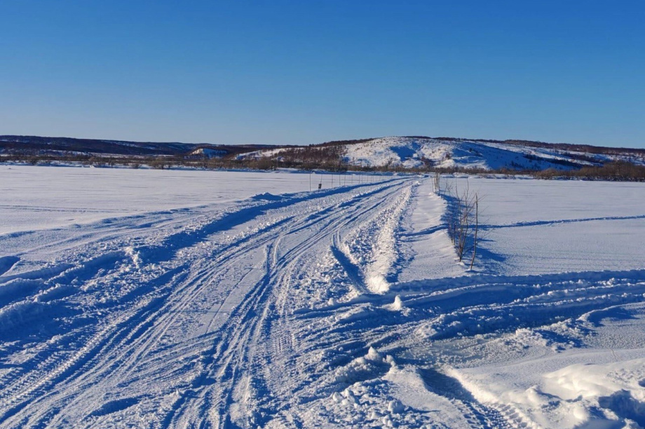 Две ледовые дороги на Камчатке стали опаснее. Фото: ГУ МЧС России по Камчатскому краю