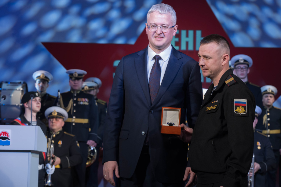 Торжественный вечер, посвящённый Дню защитника Отечества. Фото: «Камчатка Сегодня» \ Игорь Сафончик. Фотография 22