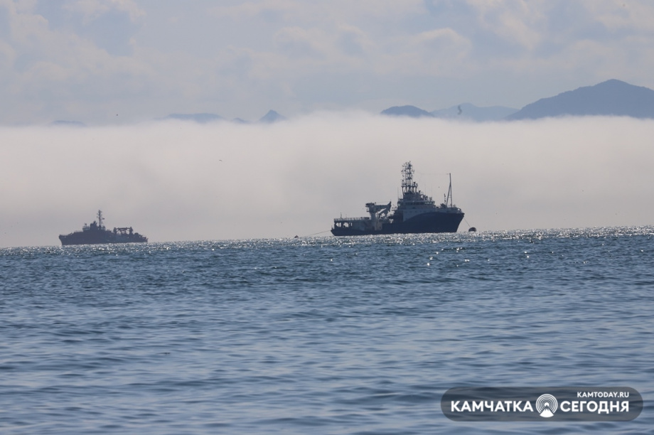 Авачинская бухта в преддверии Дня ВМФ. Фото: Виктор Гуменюк / информационное агентство "Камчатка". Фотография 2