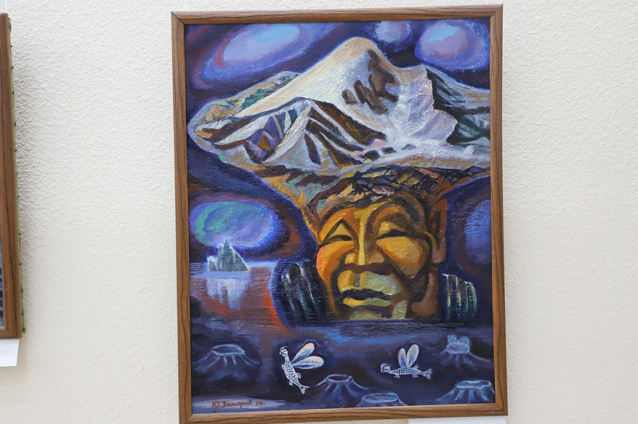 Персональная выставка Камчатского художника Юрия Захарова. Фоторепортаж. Фото: Виктор Гуменюк\ИА "Камчатка". Фотография 24