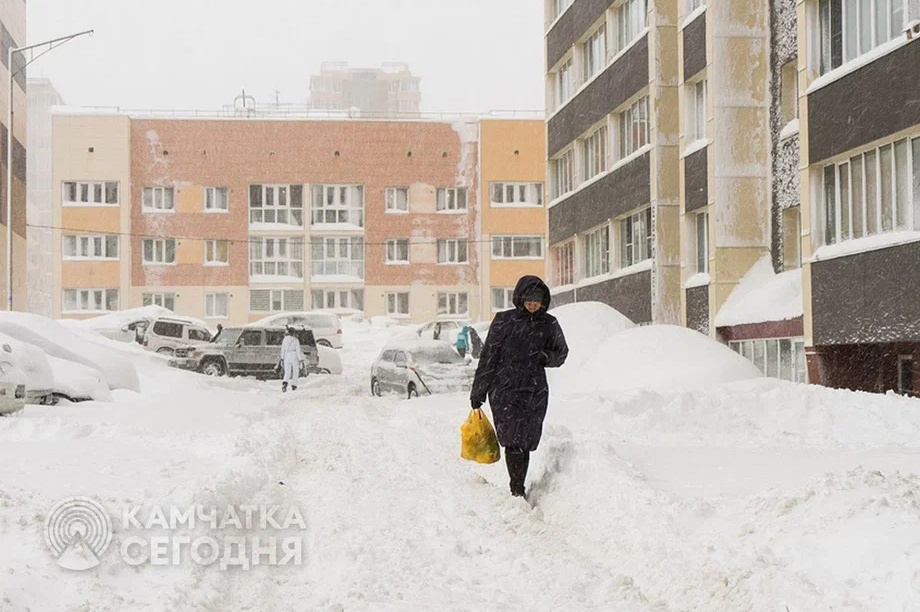 Юг Камчатки засыпало семикратной нормой снега во второй декаде января. Фото: ИА "Камчатка"