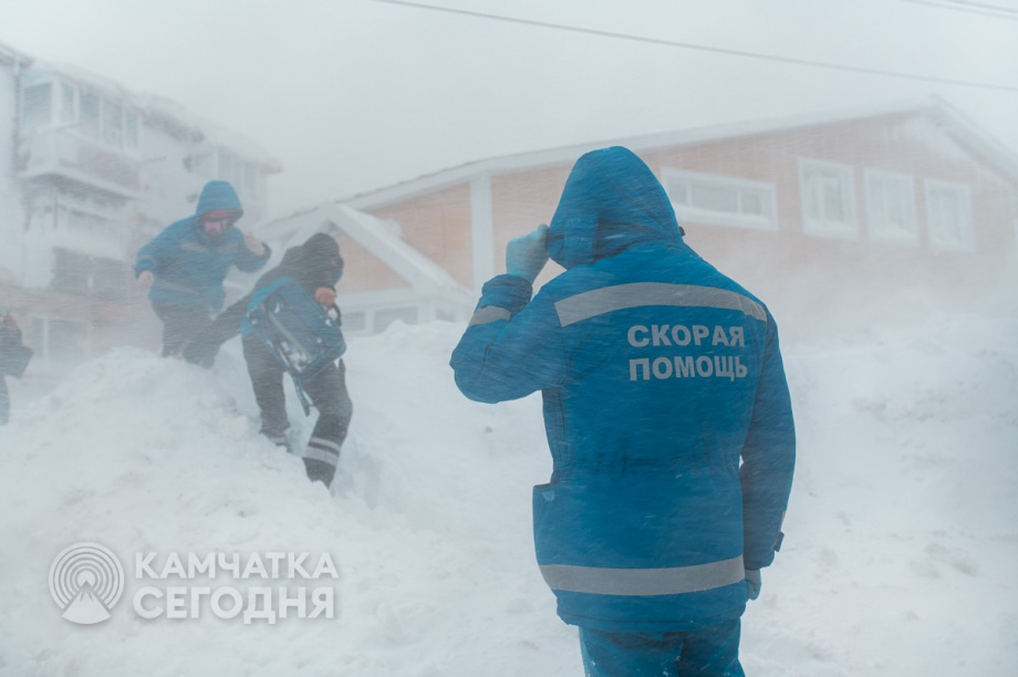 Белая стихия Камчатки (фоторепортаж). Фото: ИА «Камчатка». Фотография 19
