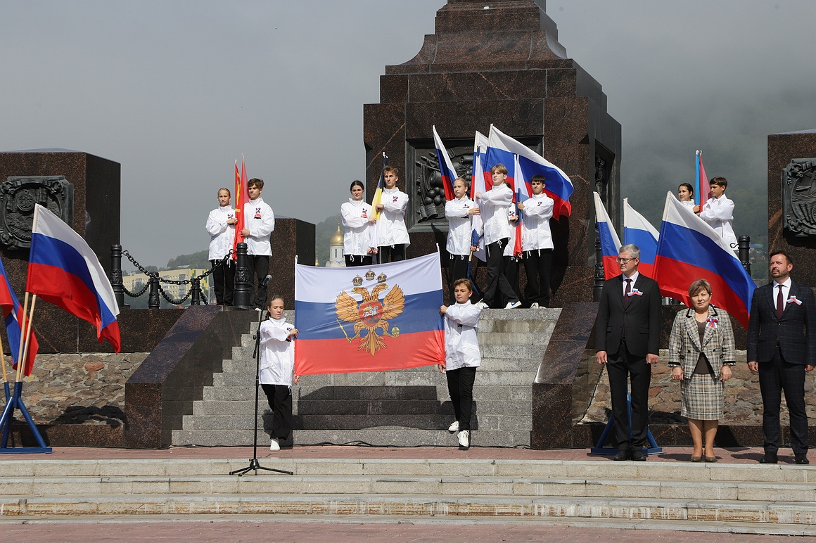 День флага отметили на Камчатке. Фоторепортаж. Фото: Виктор Гуменюк/ ИА "Камчатка". Фотография 31