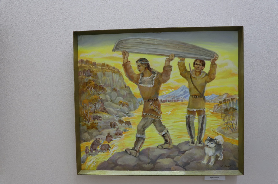 Персональная выставка Камчатского художника Юрия Захарова. Фоторепортаж. Фото: Виктор Гуменюк\ИА "Камчатка". Фотография 8