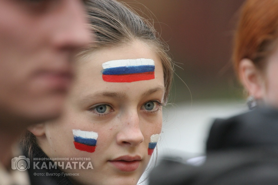День Государственного флага России отмечает сегодня Камчатка. Фото: Виктор Гуменюк. Фотография 35