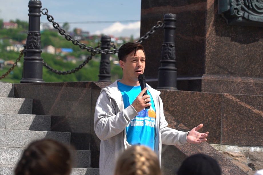  Акция «Утро на Камчатке начинается с зарядки!» прошла в Петропавловске. ДумаПКГО. Фотография 3
