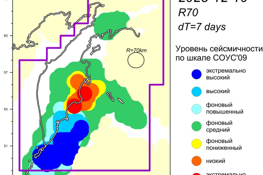 На Камчатке продолжаются подземные толчки. 