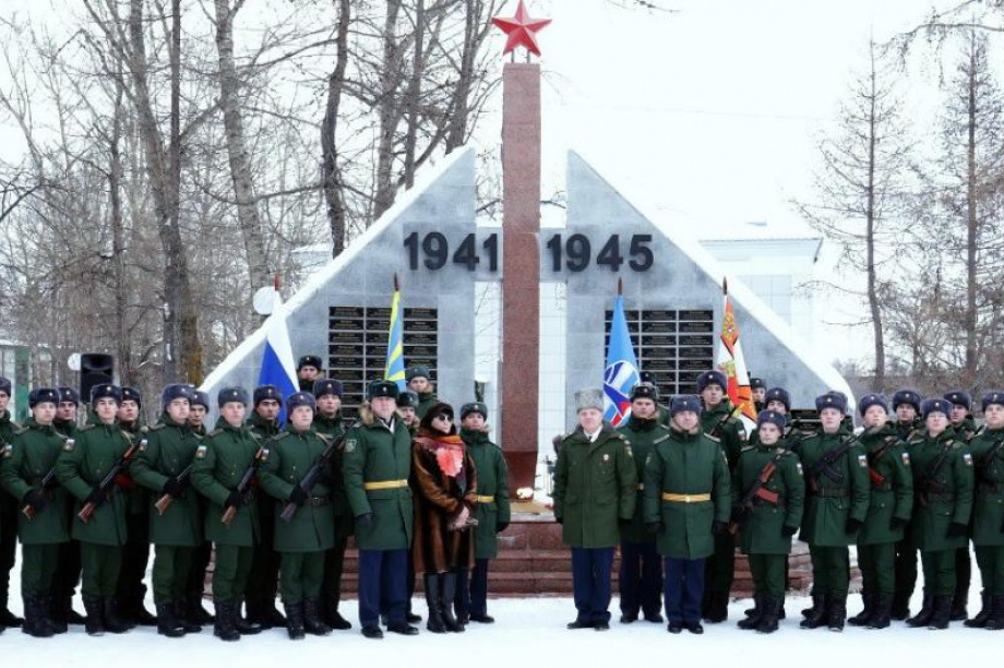 Торжественное принятие присяги новобранцев ВКС на Камчатке. Фото: Вера Ступникова/Администрация ЕМР. Фотография 1