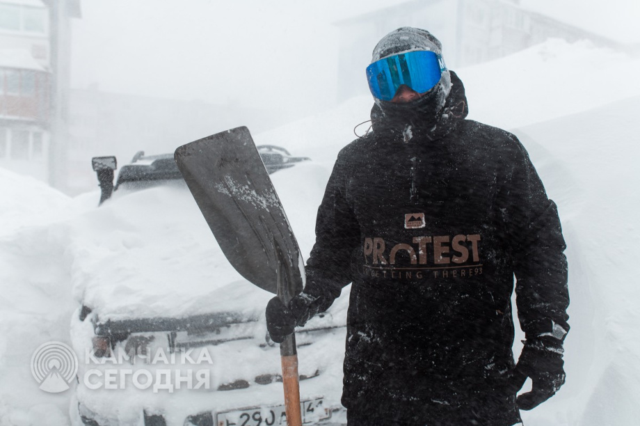 Белая стихия Камчатки (фоторепортаж). Фото: ИА «Камчатка». Фотография 37