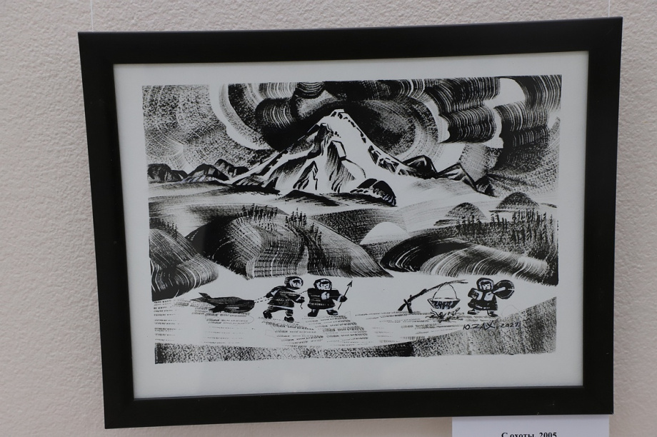 Персональная выставка Камчатского художника Юрия Захарова. Фоторепортаж. Фото: Виктор Гуменюк\ИА "Камчатка". Фотография 18