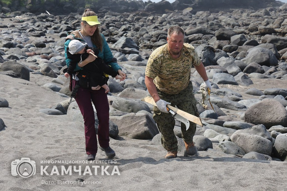 Заповедный берег юга Камчатки очистили от мусора. фото: Виктор Гуменюк. Фотография 15