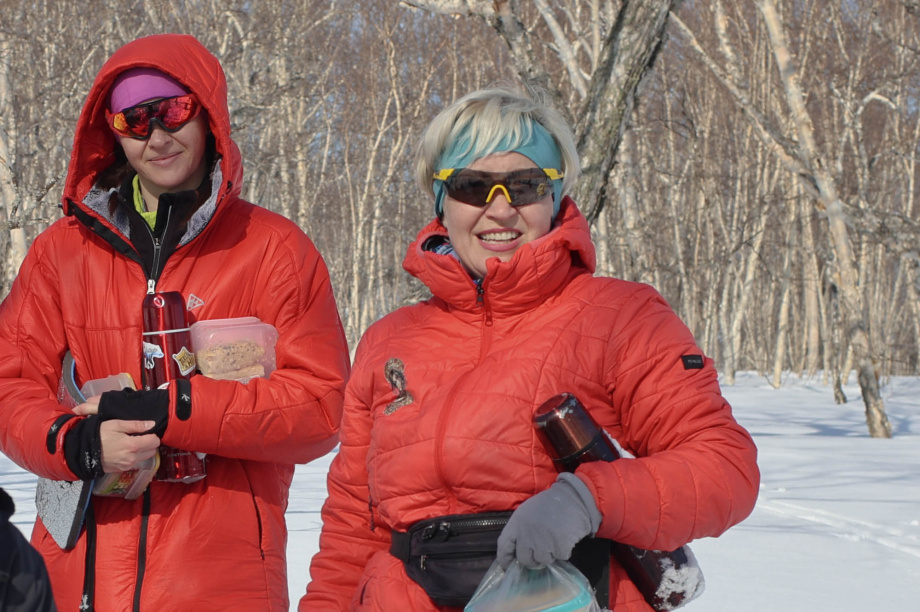 Лыжный поход в честь 8 Марта от турклуба «Медведь». Фото: «Камчатка Сегодня» \ Игорь Сафончик. Фотография 17