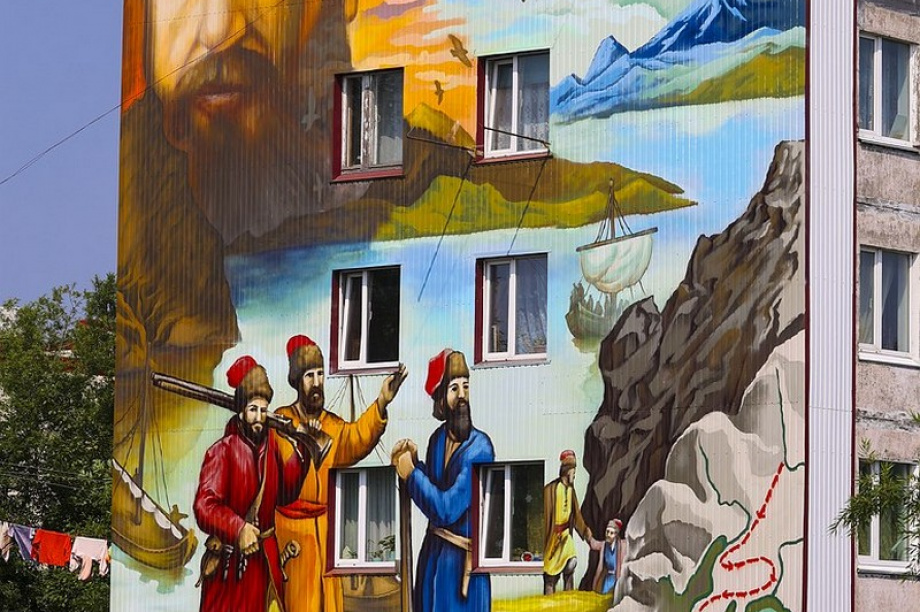 Камчатский стрит-арт. Фоторепортаж. фото: Виктор Гуменюк. Фотография 8