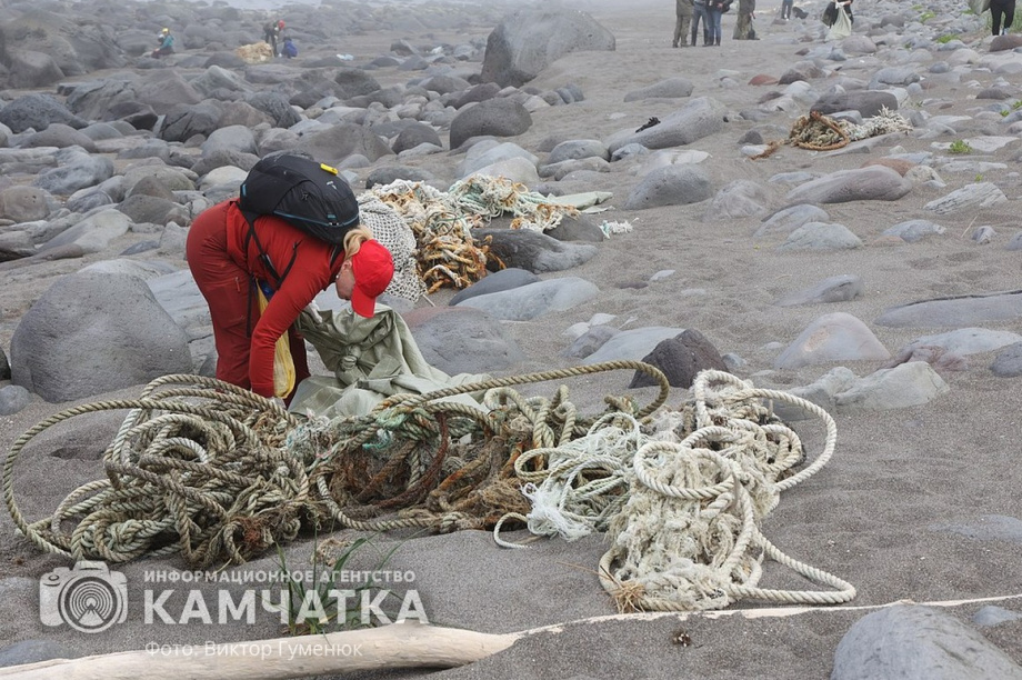 Заповедный берег юга Камчатки очистили от мусора. фото: Виктор Гуменюк. Фотография 2