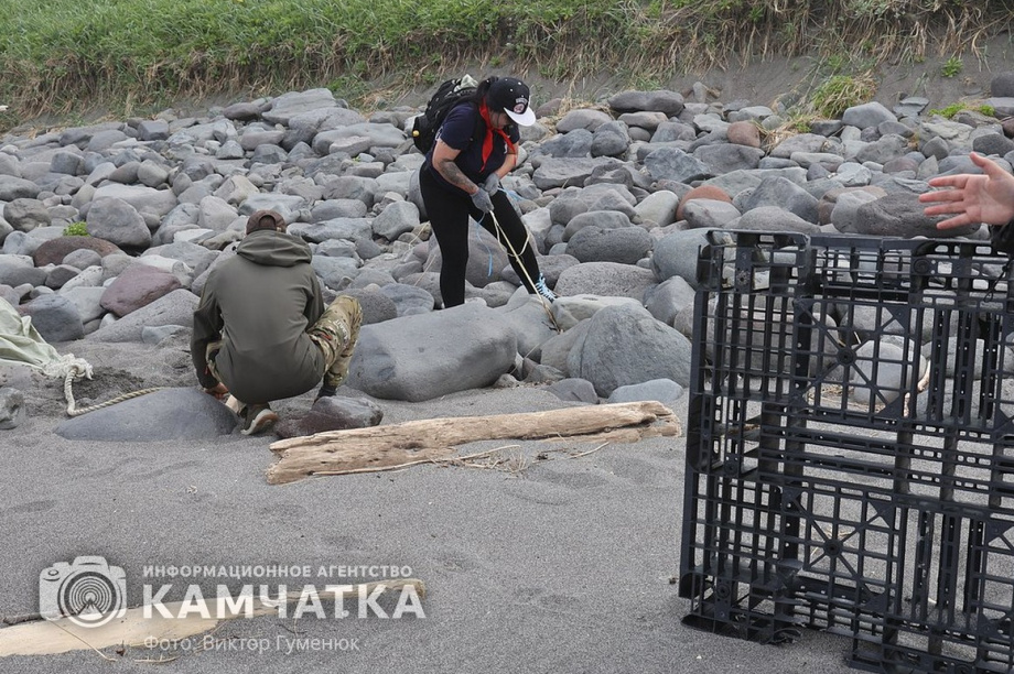 Заповедный берег юга Камчатки очистили от мусора. фото: Виктор Гуменюк. Фотография 33
