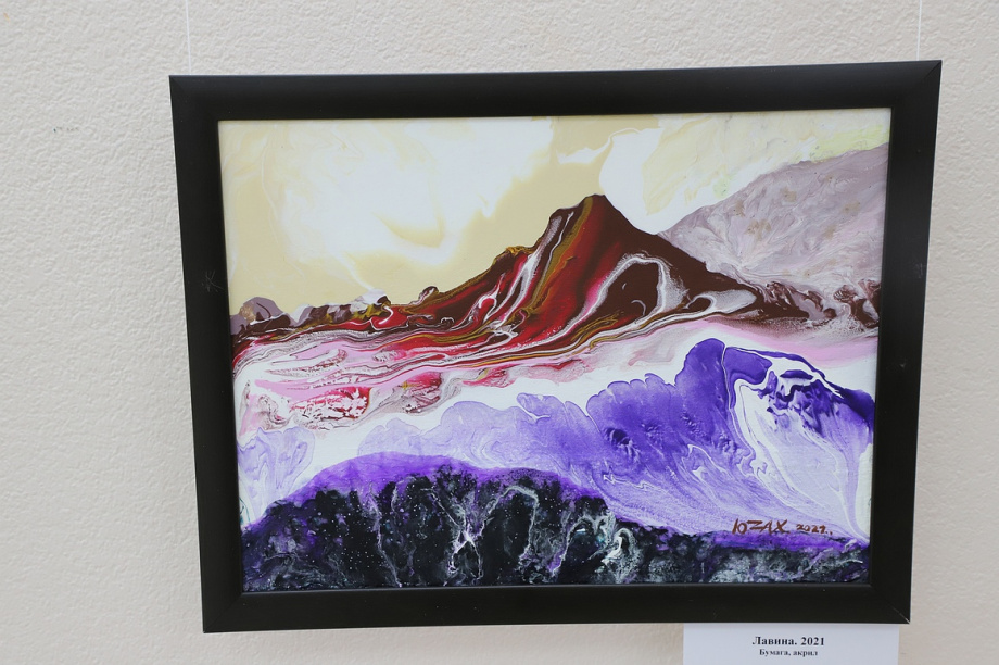 Персональная выставка Камчатского художника Юрия Захарова. Фоторепортаж. Фото: Виктор Гуменюк\ИА "Камчатка". Фотография 19