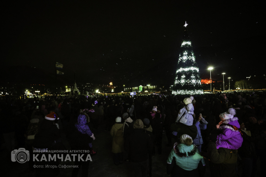 Новогодняя ночь в Петропавловске-Камчатском (фоторепортаж). . Фотография 55