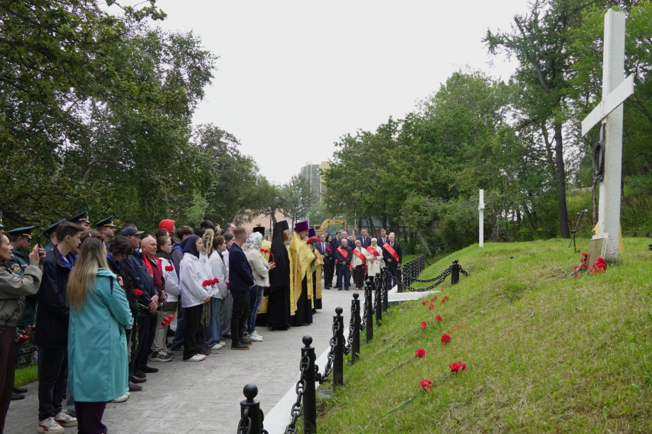 В Петропавловске-Камчатском отметили 172-ю годовщину героической обороны порта. Фото: администрация Петропавловска-Камчатского. Фотография 2