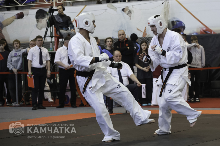 На Камчатке состоялся Чемпионат и первенство ДФО по каратэ-киокусинкай (фоторепортаж). Фото: «Камчатка Сегодня» \ Игорь Сафончик. Фотография 86