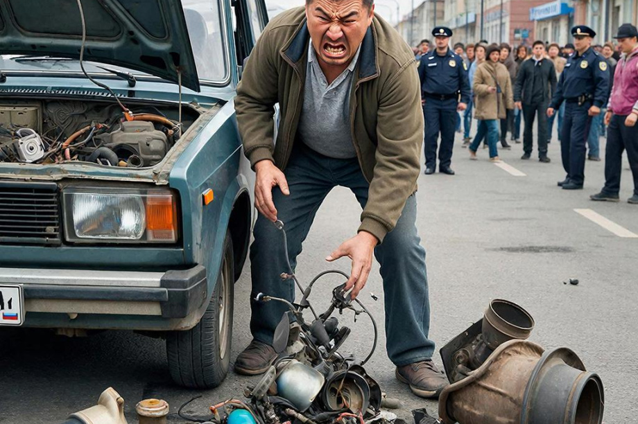 Рассерженный угонщик из Краснодара получил срок на Камчатке. Фото: ИИ