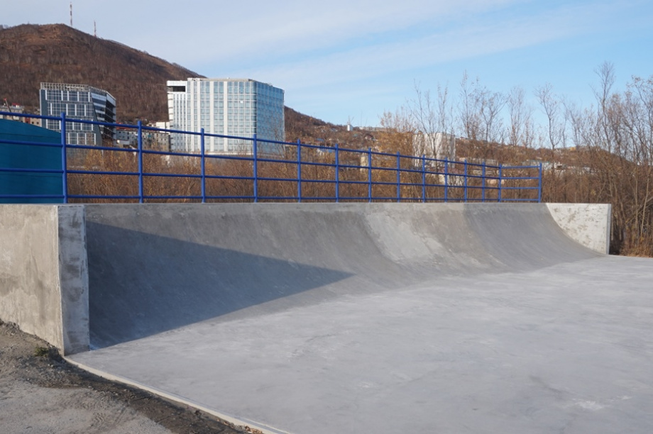 В столице Камчатки завершили долгострой скейт-парка. Фото: администрация ПКГО