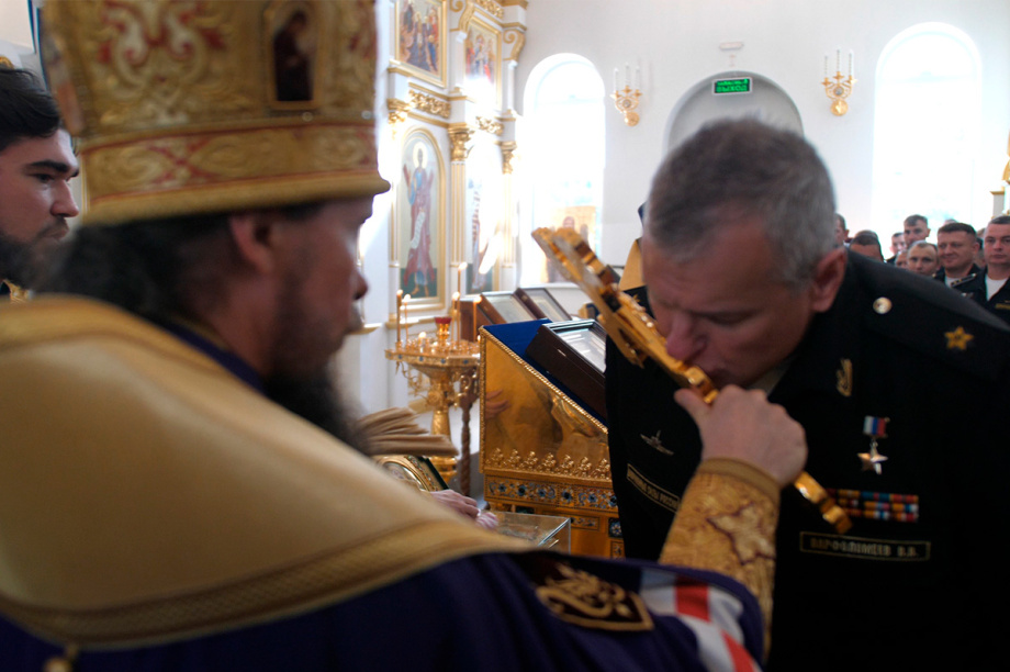 Военнослужащие ТОФ на Камчатке поклонились православной святыне . Фото: пресс-служба Тихоокеанского флота. Фотография 4