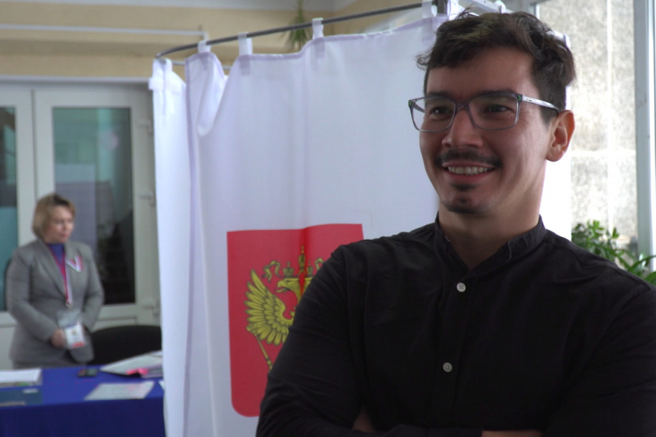 Молодые иностранцы оценили выборы Президента РФ на Камчатке. Фото: ИА «Камчатка»  . Фотография 4