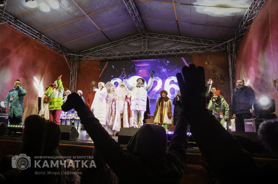 Новогодняя ночь в Петропавловске-Камчатском (фоторепортаж). . Фотография 58