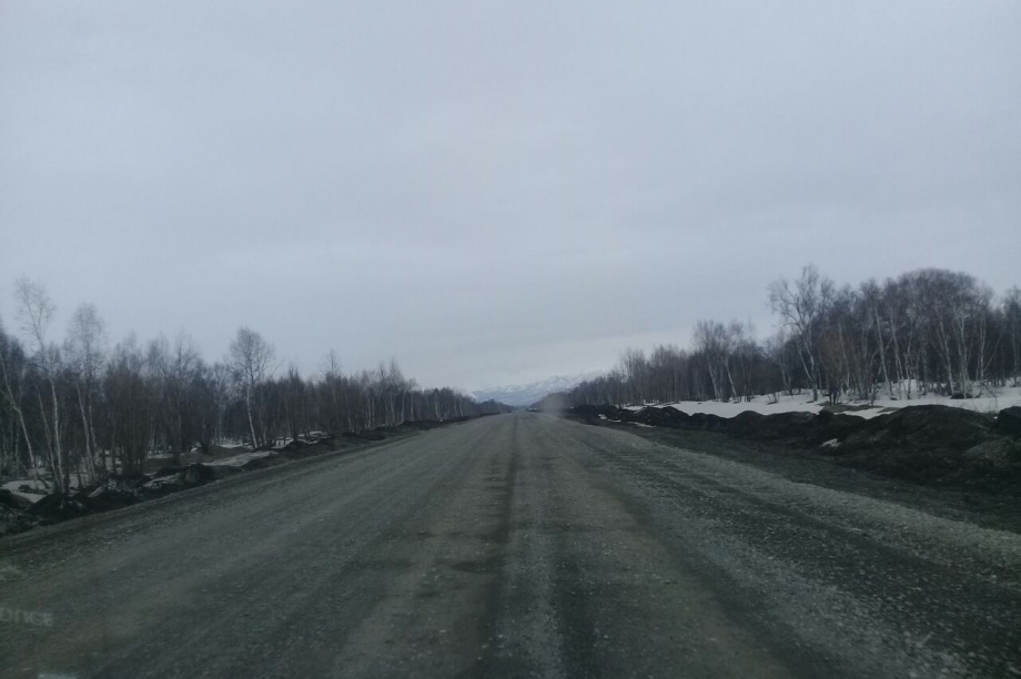 Участок дороги Соболево - Устьевое закрыли из-за прокладки водопропускных труб. Фото: ИА «Камчатка»