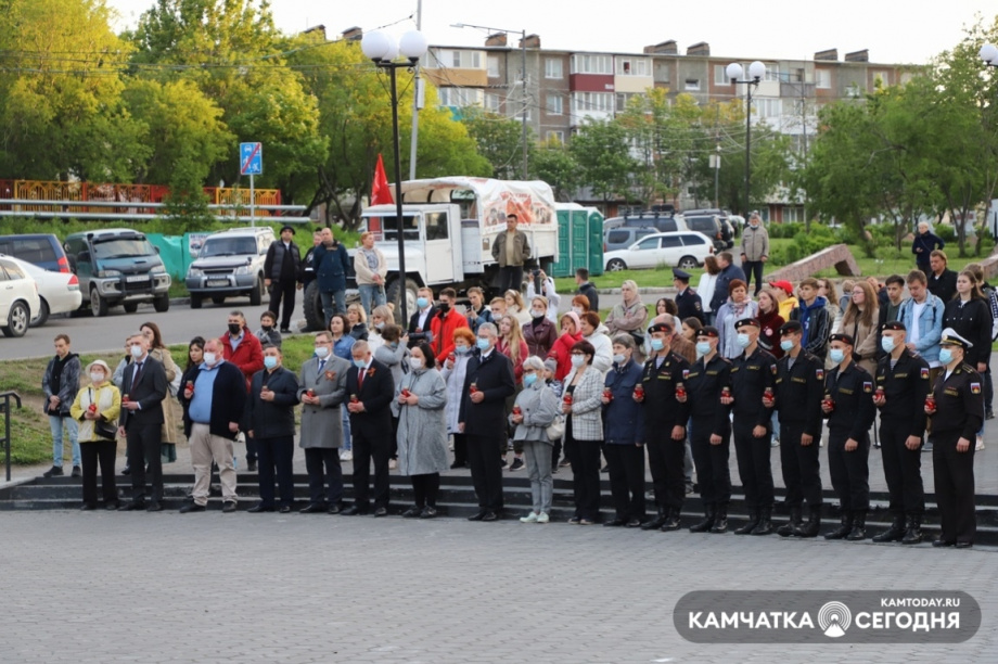Всероссийская минута молчания. Фото: Виктор Гуменюк / информационное агентство "Камчатка". Фотография 27