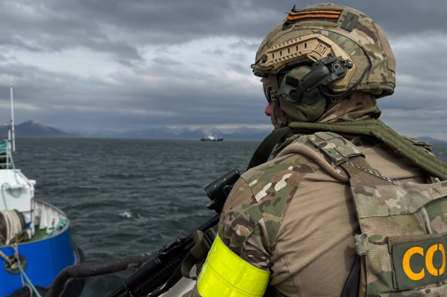Готовность к отражению террористических угроз на море проверили на Камчатке. Фото: Управление Росгвардии по Камчатскому краю. Фотография 3