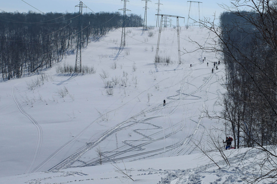 Лыжный поход в честь 8 Марта от турклуба «Медведь». Фото: «Камчатка Сегодня» \ Игорь Сафончик. Фотография 14