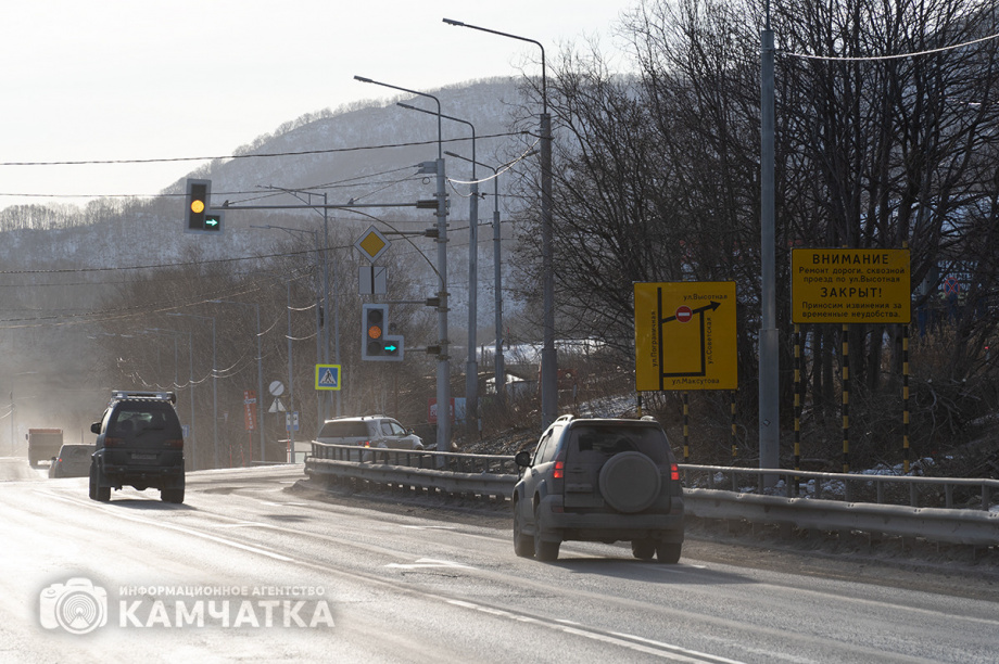 В Петропавловске-Камчатском закрывают движение по ул. Высотная. Фото: ИА "Камчатка". Фотография 2