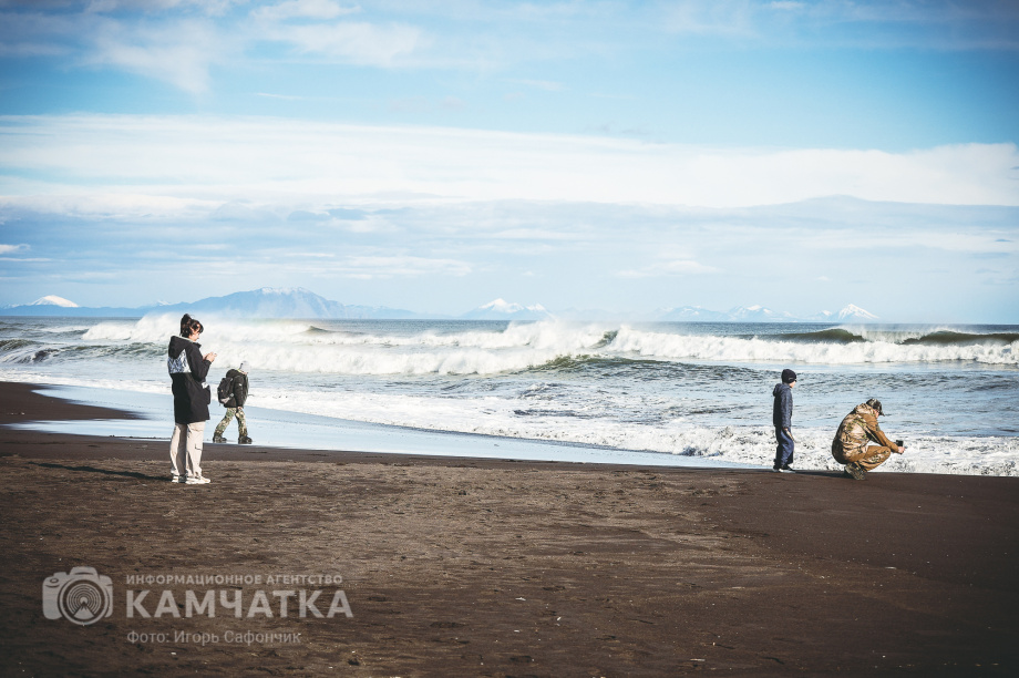 Осенний Тихий океан поразил горожан буйством стихии (фоторепортаж). Фото: «Камчатка Сегодня» \ Игорь Сафончик. Фотография 6