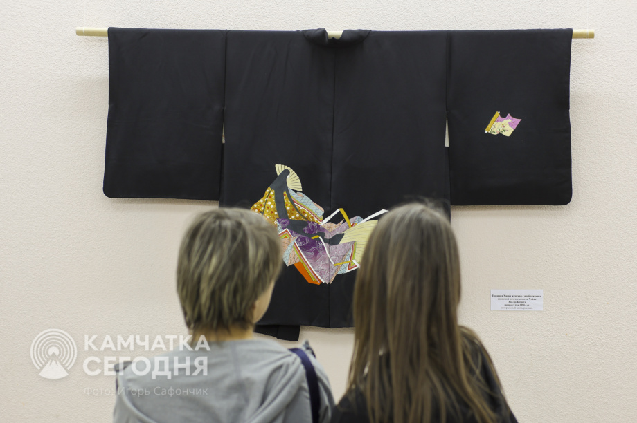 В Камчатском художественном музее открылась выставка о Японии. Фото: «Камчатка Сегодня»/Игорь Сафончик. Фотография 43