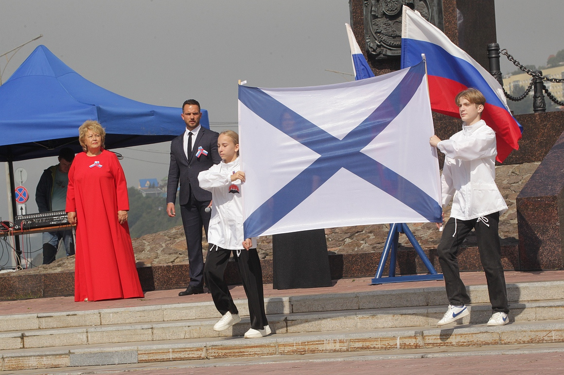 День флага отметили на Камчатке. Фоторепортаж. Фото: Виктор Гуменюк/ ИА "Камчатка". Фотография 38