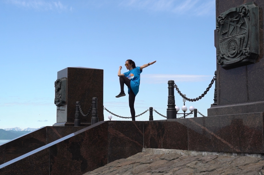  Акция «Утро на Камчатке начинается с зарядки!» прошла в Петропавловске. ДумаПКГО. Фотография 4