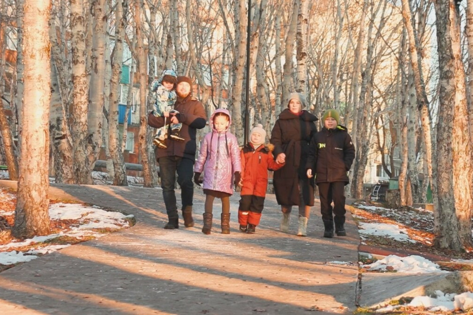 На Камчатке количество многодетных семей увеличилось в 1,7 раза. 