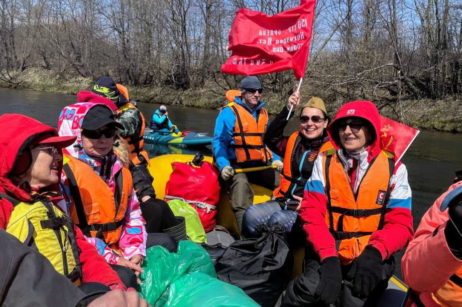 80-летие Великой Победы: «Сплав Победы» — дань памяти героям. Фото организаторов. Фотография 3