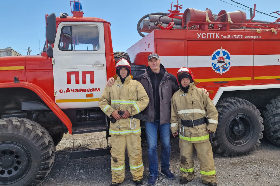 В самом отдаленном селе Олюторского района отремонтируют пожарную часть . ВК-страница Сергея Лебедева