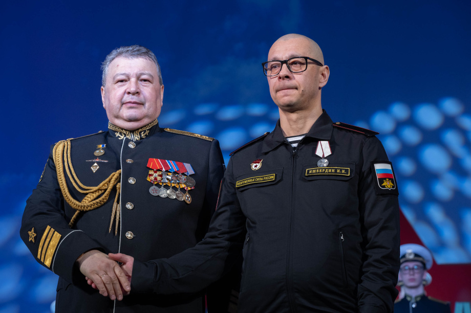 Торжественный вечер, посвящённый Дню защитника Отечества. Фото: «Камчатка Сегодня» \ Игорь Сафончик. Фотография 13