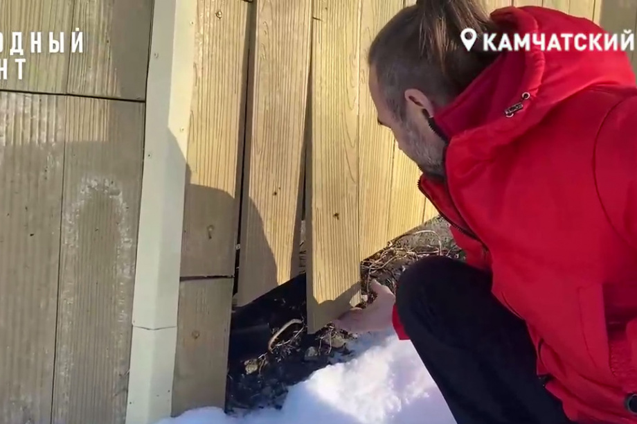 Смотровая площадка на Петровской сопке снова не прошла проверку на качество и стойкость. Фото: Народный фронт (скрин видео). Фотография 3